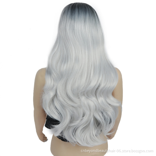 body wave Synthetic Hair Wigs Long wave wigs